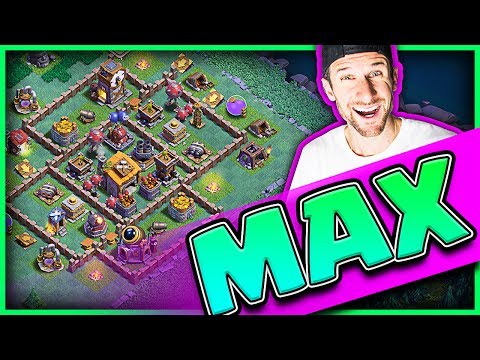 MAX BUILDER HALL! • Gem Clash of Clans Builder Base!