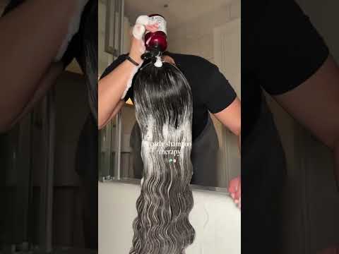 washing like this = ringlets for days 🥰 by curlswithkeish #hairwashing #curlyhair #haircare #hair