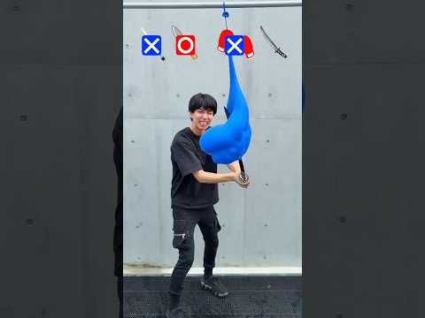水風船を斬れ！⚔️ Samurai sword challenge