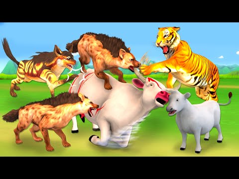 लघु पुंगनूर गाय की माँ बाघिन Tiger Helps Miniature Punganur Cow Anaath Gaay Ki Maa Aur Bhag Kahani