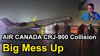 AIR CANADA CRJ-900 Collision in NYC La Guardia Airport