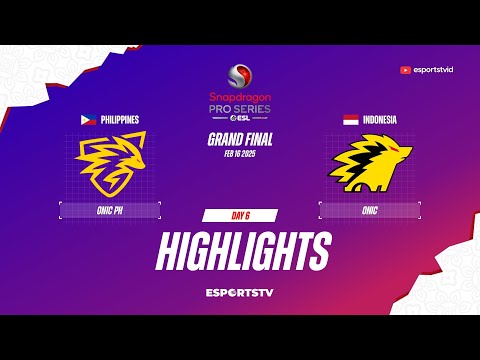 ONIC PH vs ONIC HIGHLIGHTS GRAND FINAL ESL Snapdragon Pro Series S6 | ONIC vs ONIC ESPORTSTV