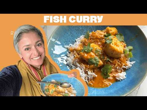 30 minute meals - COCONUT FISH CURRY! a simple healthy meal!