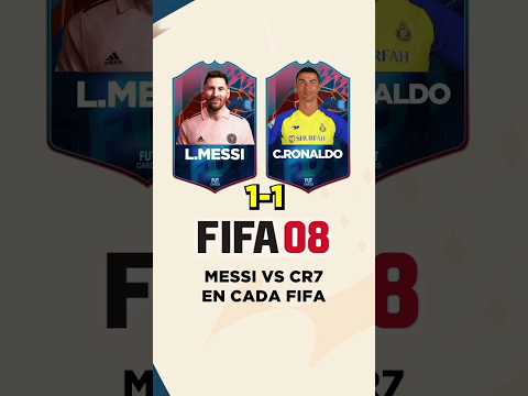 Messi y Cristiano en cada FIFA.🔥 #messi #fifa23 #fifamobile #shorts
