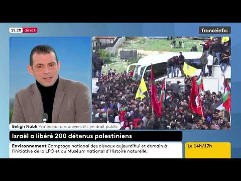 Béligh Nabli :"Il y a des prisonniers politiques Palestiniens qui n'ont commis aucune violence" .