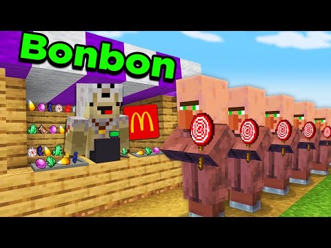 J'ai Ouvert un Magasin de BONBON sur Minecraft !