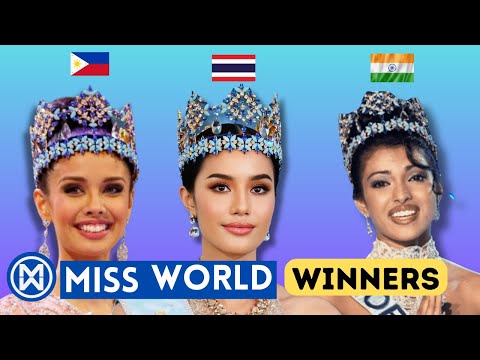 (UPDATE) MISS WORLD: ALL WINNERS (1951-2025)