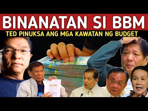 SANGKOT SI BONGET SA ANOMALYA SA BUDGET? TED FAILON GINISA SI BBM!