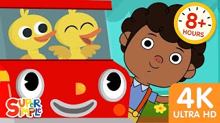 🔴 8+ Hours of Kids Songs in 4K HD | Educational Super Simple Songs for Preschool