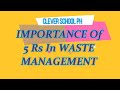 5Rs in Waste Management