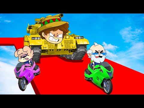 ¡ESCAPA del SUPER TANQUE de SILVIOGAMER en GTA 5! 😂😱 CARA a CARA con SILVIO y DANY
