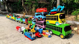 WADIDAW !! Mobil Truk Tronton Panjang Bongkar Mainan Mobil Mobilan Truk Molen, Pesawat, Excavator