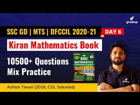 Kiran Mathematics Book Day 6 | SSC GD,MTS & DFCCIL...