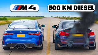 BMW M4 kontra "M4" z nitro i... dieslem: WYŚCIG