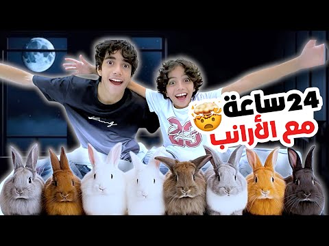 قضينا 24 ساعة مع الأرانب | أكلوا و طلعوا و نامو معانا !!