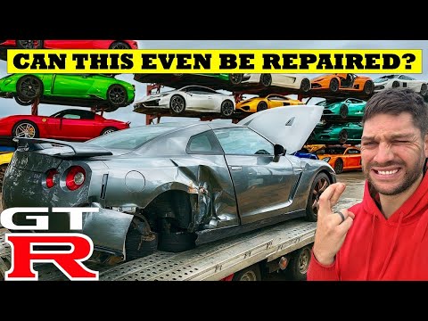 TRYING TO FIX THE CHEAPEST NISSAN GTR R35 IN THE UK!...