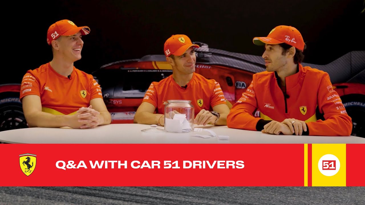 Antonio Giovinazzi, James Calado and Alessandro Pier Guidi answer Ferrari fans' questions