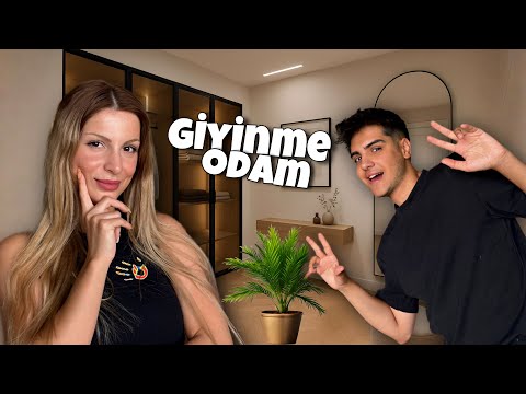 Giyinme Odamı Düzenliyorum! Bambaşka Oldu 😱 Sıla Beyoğlu | Melih Yıldırım