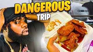 Flying Into Danger for a Taste of This 🍗✈️ w/ Peaks100!
