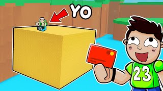 GASTÉ $250,000 para CONSTRUIR EL MAYOR CUBO de BUILD A PLANE (Roblox Construir un Avión)