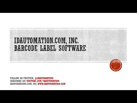 Introduction to IDAutomation Barcode Label Software