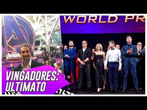 AVENGERS: Assisti ao filme junto com o elenco