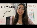 Chemistry Study Strategies and Tips