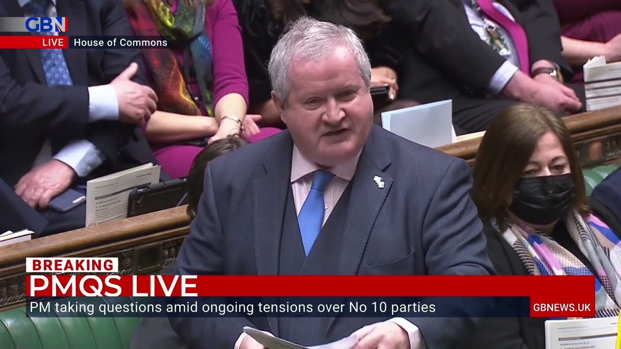 PMQs: Ian Blackford mocks Boris Johnson after Tobias Ellwood submits letter of No Confidence