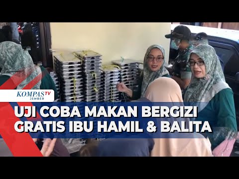 300 Warga Ikuti Uji Coba Makan Bergizi Gratis di Ponorogo