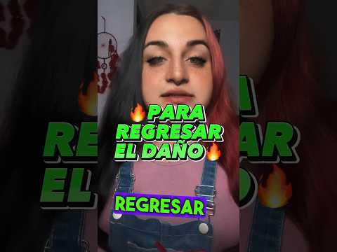 PARA REGRESAR EL DAÑO 🔥 #recetas #witch #bruja #brujeria #consejo #hechizo #magia #proteccion