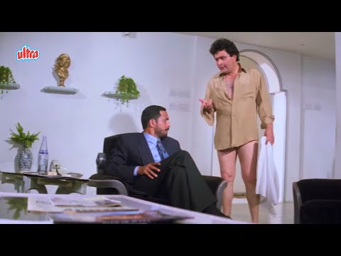 तुझे भूक लगी हैं तो पुरे होटल में नंगा घूमेगा क्या - Nana Patekar Dialogue, Rishi Kapoor - Hum Dono
