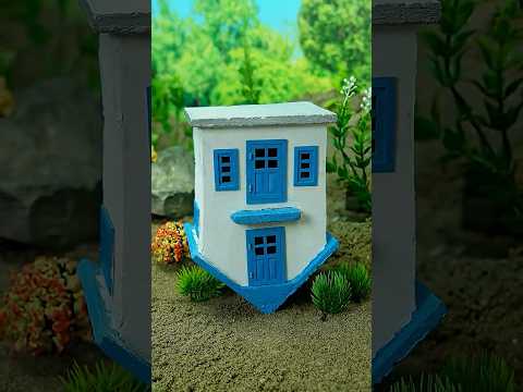 Did I really just build... an upside-down house out of mini bricks!? #shorts #diy