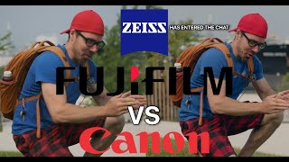 Canon Casually Destroying Fuji (XH2s With ZEISS vs R5 II 3D Pop Battle)