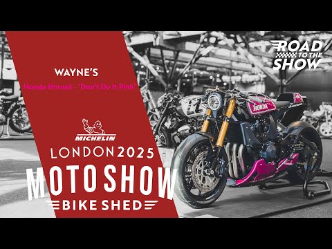 Honda Hornet Cafe Racer - Don't do it Pink! by Dust Monkey Creations.