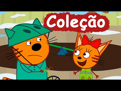 Kid-E-Cats em Portugues | Coleção dos episódios | Desenhos para crianças