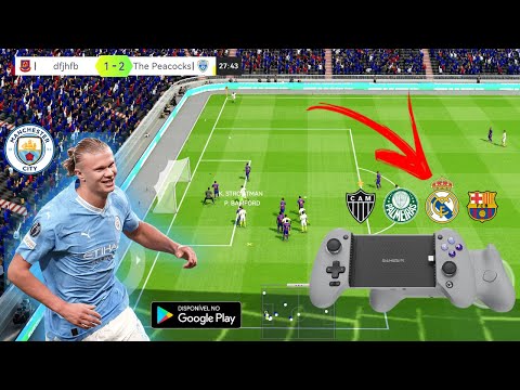 SAIUU O MELHOR JOGO DE FUTEBOL 2024 ULTRA REALISTA PRA ANDROID - GAMESIR G8 REVIEW