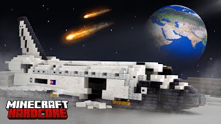 I Crash Landed on the MOON... in Hardcore Minecraft