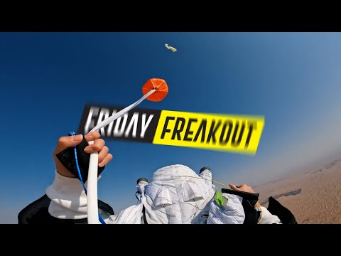 Friday Freakout: Skydiver's Reserve Bridle Entanglement After Cutaway