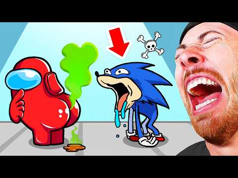 MINI CREWMATE VS SHIN SONIC TAPES! (Among Us Animations)