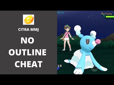 pokemon ultra sun cheats citra