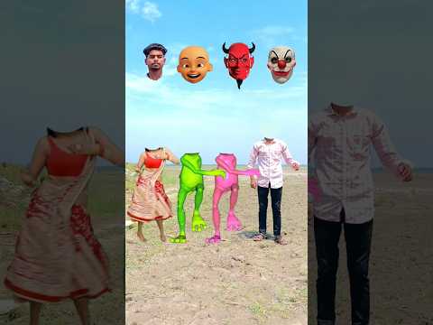 green red, purple & black alien vs Me correct headmatching new game magical video | #viral #vfx