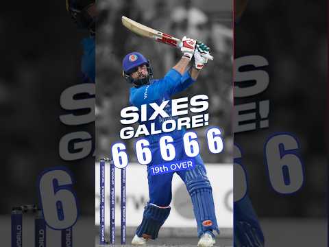 Mohammad Nabi The President Power 🤯 Mohammad Nabi Smash 5 Sixes in an Over 🔥 #shorts