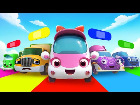 きゅうきゅうしゃの歌🚑 | はたらく車 | 子供の歌メドレー | 赤ちゃんが喜ぶ歌 | 童謡 | アニメ | 動画 | ベビーバス| BabyBus