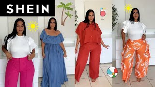 SHEIN summer vacations PLUS SIZE TRY ON HAUL | ropa plus size | TALLAS GRANDES