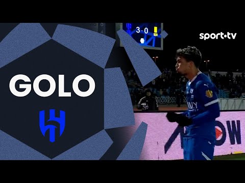 Golo Marcos Leonardo: Al Orobah 0-(4) Al Hilal - Liga Arábia Saudita| sport tv