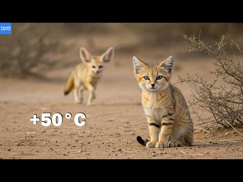 Барханный Кот, Лиса Фенек и Гадюка: Как выжить при +50°C в пустыне?