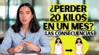 ⬇️PERDER 20 KILOS EN UN MES | Las consecuencias