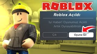 ROBLOX AÇILDI MI?! ROBLOX'A GİRİLİYOR!! (SON DAKİKA!!)