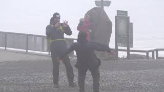 Orkan Joshua auf dem Brocken