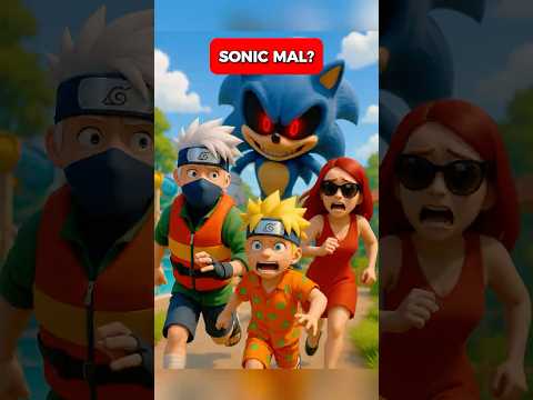 Naruto só queria nadar na piscina... Mas o Sonic apareceu!